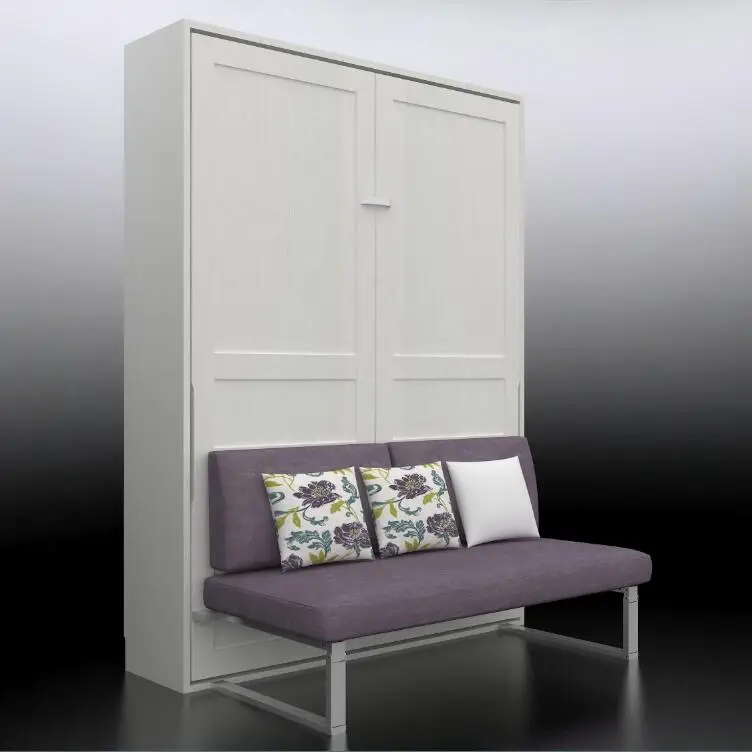 QF154/SF queen size hideaway murphy wall bed with sofa