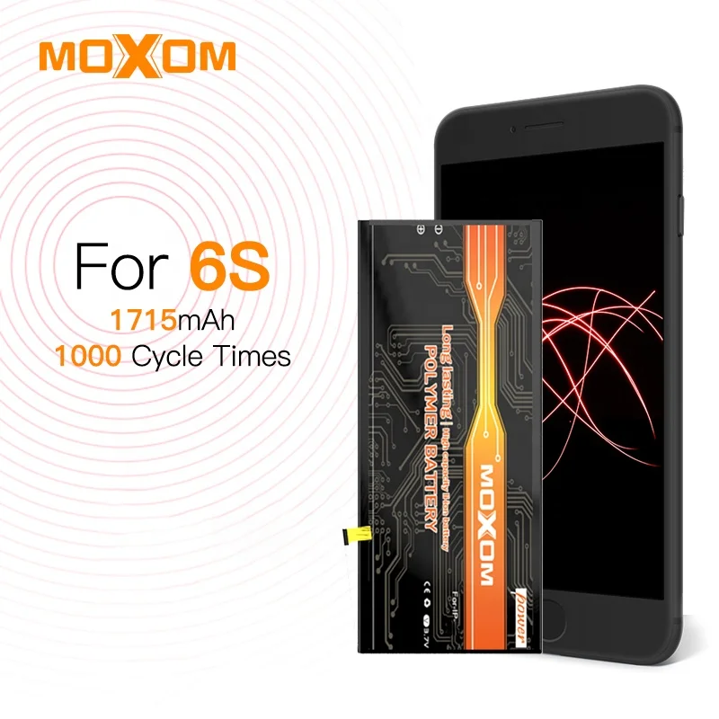 Good Quality 6S Battery MOXOM 2915 mah Capacity Battery For iPhone 6 Plus Original Phone Battery For iPhone 6S