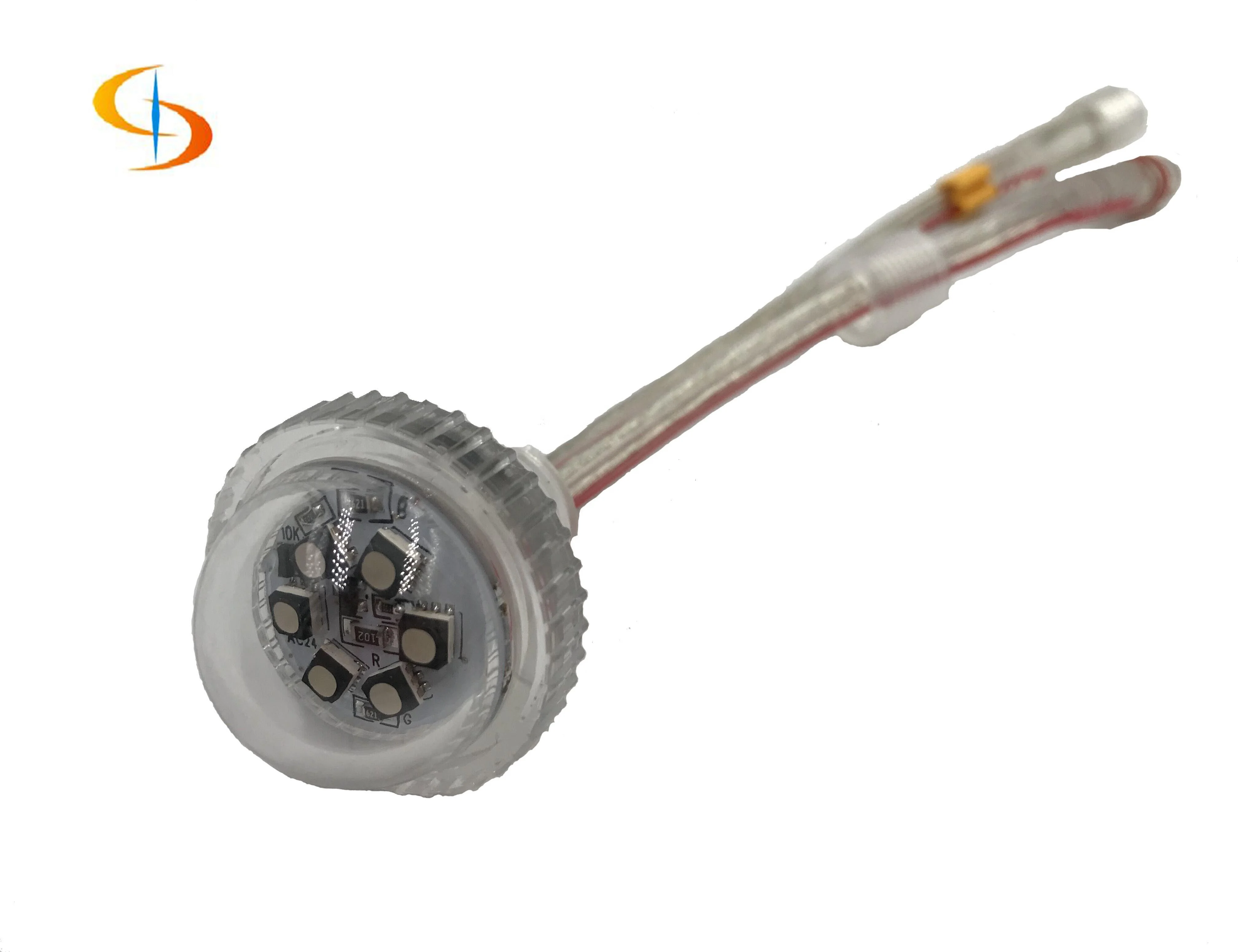 Автоматический RGB Светодиодный точечный светильник 26 мм SMD круглый пиксельный светильник для аттракционов