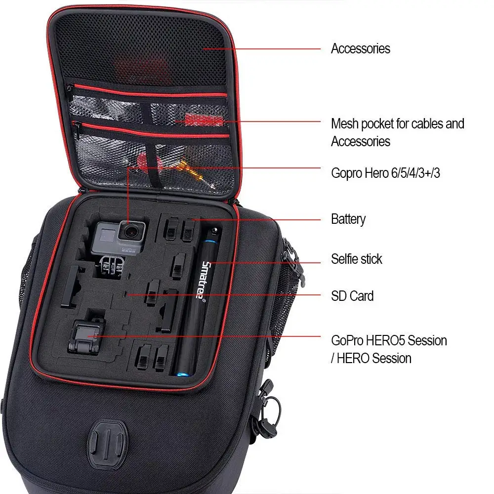 Smatree DP1800 M2 Backpack Compatible for DJI Mavic 2 Pro/for Mavic 2 Zoom/for GoPros Heros