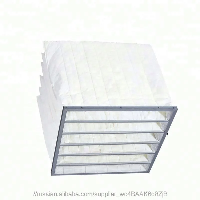 F7 F8 synthetic fiber pocket air filter bag