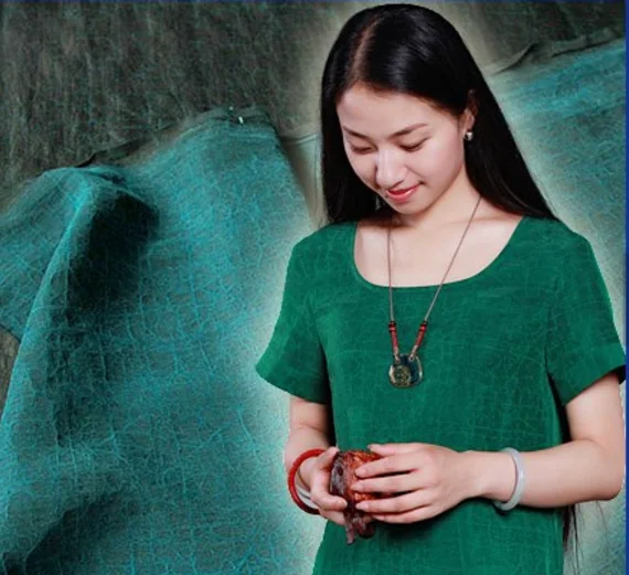 Шелковая поливальная Марля китайского производства с текстурой растрескивания