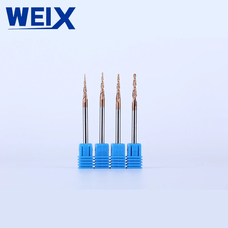 Weix factory  Tungsten Carbide Taper Ball End Mill Woodworking Router Bits end mill cutting