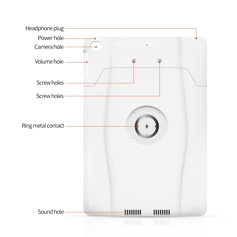 
Wall Mount Wireless Charging Case Patent Tablet Stand 