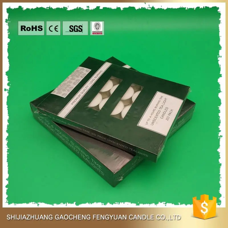 good reputation paraffin wax slow burning float tea light candles 4hrs & 6hrs & 8hrs