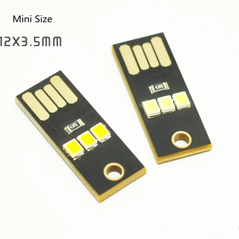  Ультратонкая Портативная usb-лампа ультратонкий светильник для кемпинга с 3 светодиодами мини-ночник