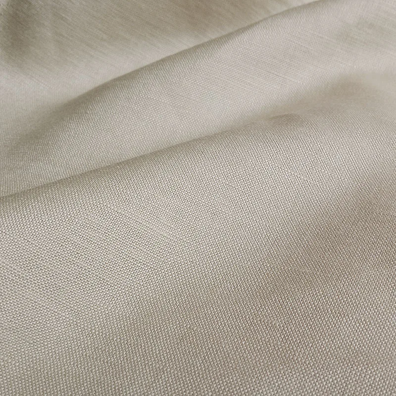 HANLIN Wrinkle-free cotton linen fabric for men and women shirt