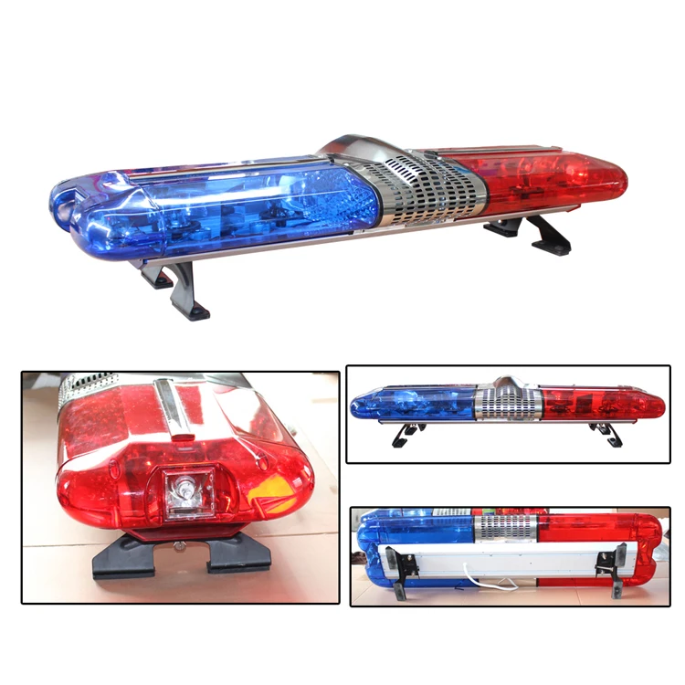HAIBANG High Quality Mainboard Price Direct Selling Cheap Rotating Police Led Light Bar With Siren Speaker Revolving Lightbar