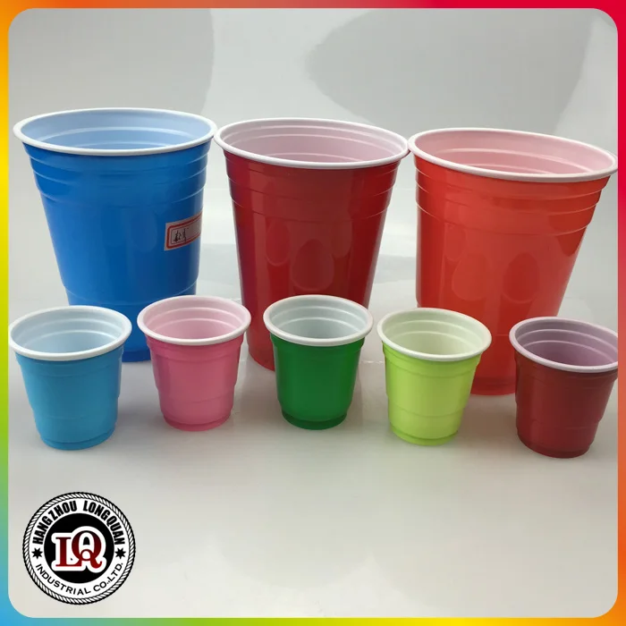2024 Hot Selling Ps Material 16oz Red Disposable Drinking Cup For Parties And Gatherings