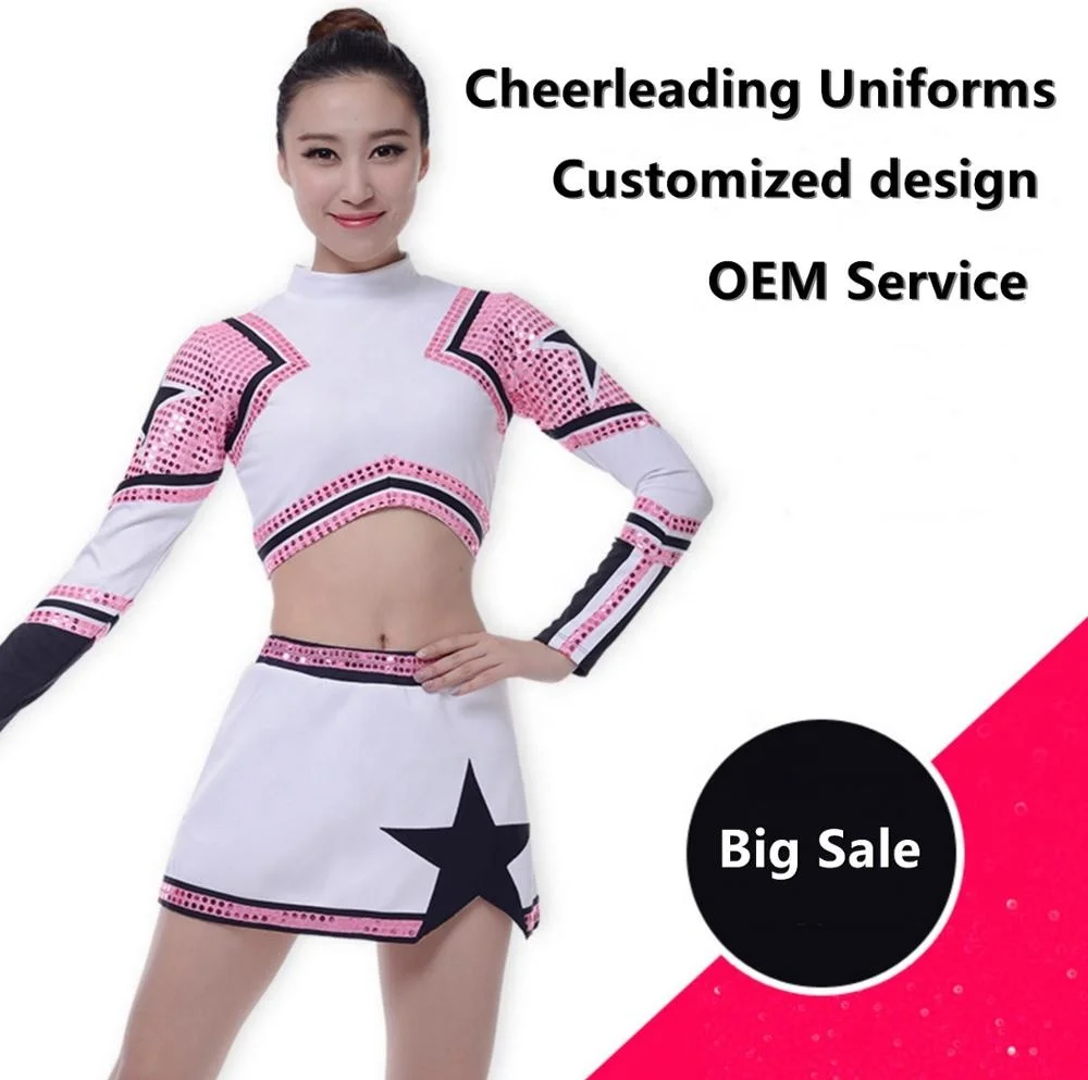 2018 new student cheerleading costumes  adult aerobics competition suits apparel