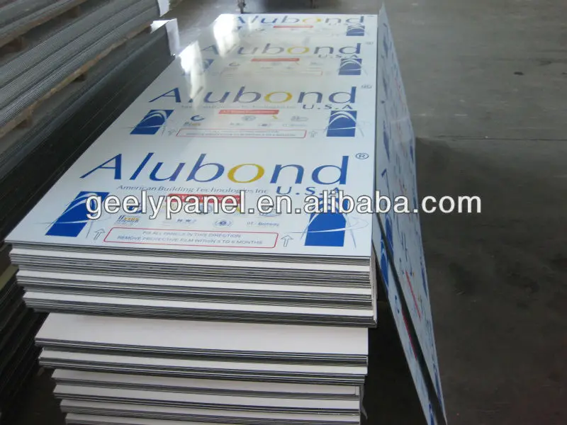 Manufacturer wholesale PVDF and polyester high quality aluminium composite panel