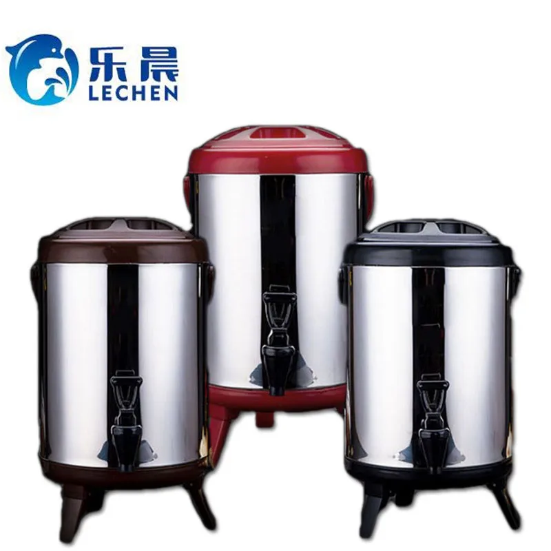 Оборудование для кофейни, коммерческая емкость для молока и чая из нержавеющей стали, Теплосберегающая емкость, изоляционная емкость для молока и чая