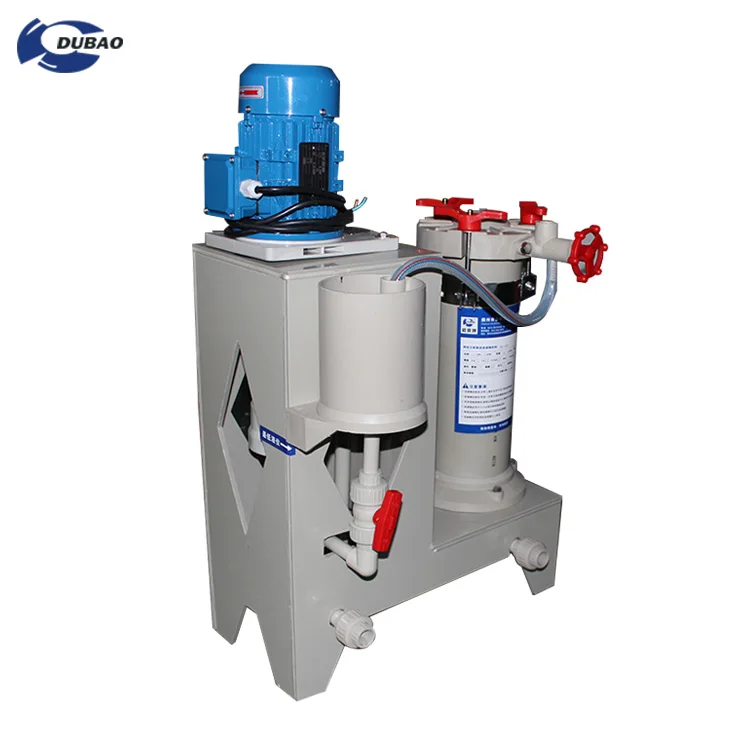 Nickel Anode Electroplating Chemical Filter Equipment