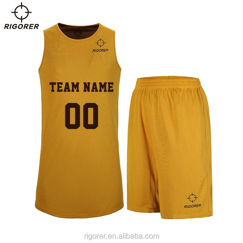 Basketball Reversible Jersey Uniforms by 2 Sides Wear Customized College Basketball Jersey