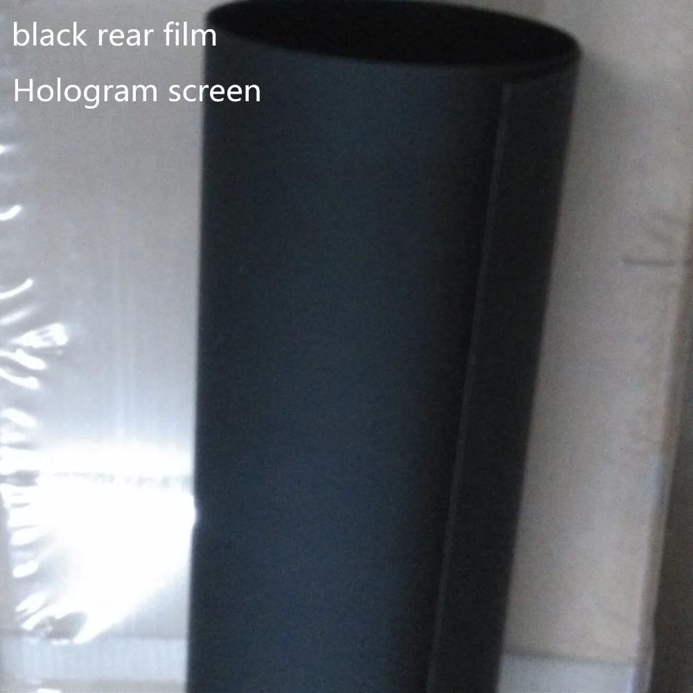 Витрина Дисплей 3D Голографический экран с высокой контрастностью черный задний Фильм
