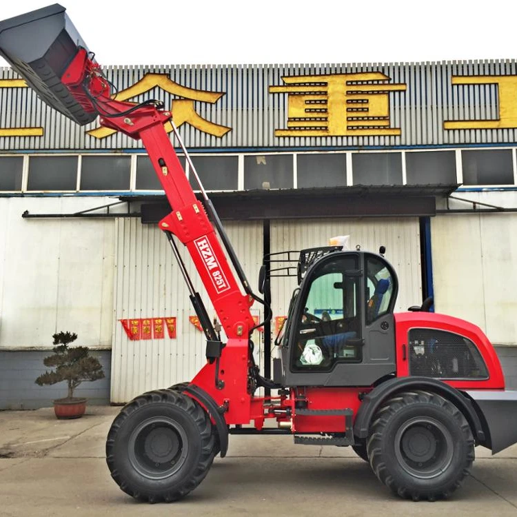 Hot sale HZM825T 2ton telescopic  heavy duty wheel loader  with CE