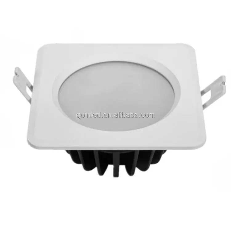 9w led downlight IP65 waterpoof ceiling spot recessed led downlight square for bathroom&sauna room
