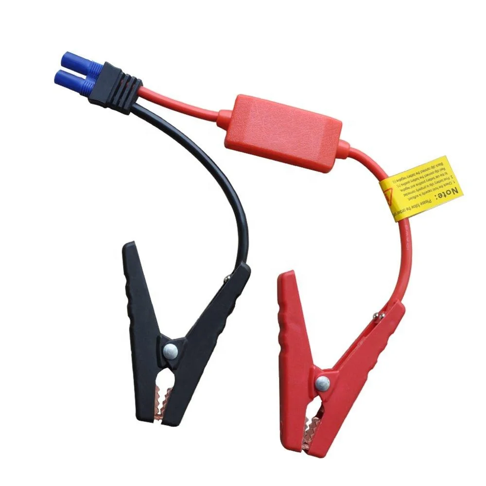 wholesale 200a emergency smart jumper lead auto booster cable clamps with ec5 connectors for 12V Portable Car Jump Starter 400mm