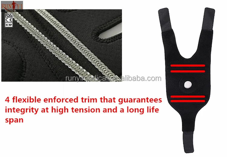 Breathable Open Patella Knee Support Sports Injury Knee Sleeve Brace