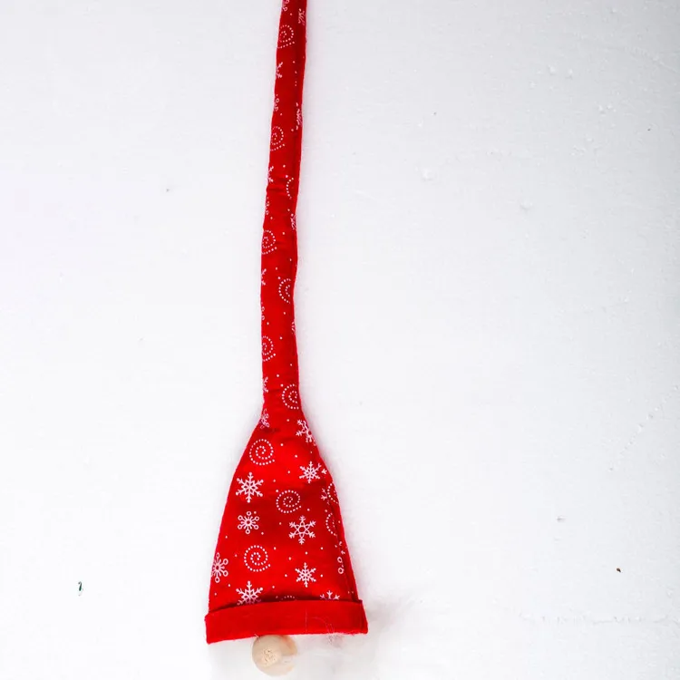 2023 Hot design Wine Decoration Velvet Santa Wine Bottles Cover