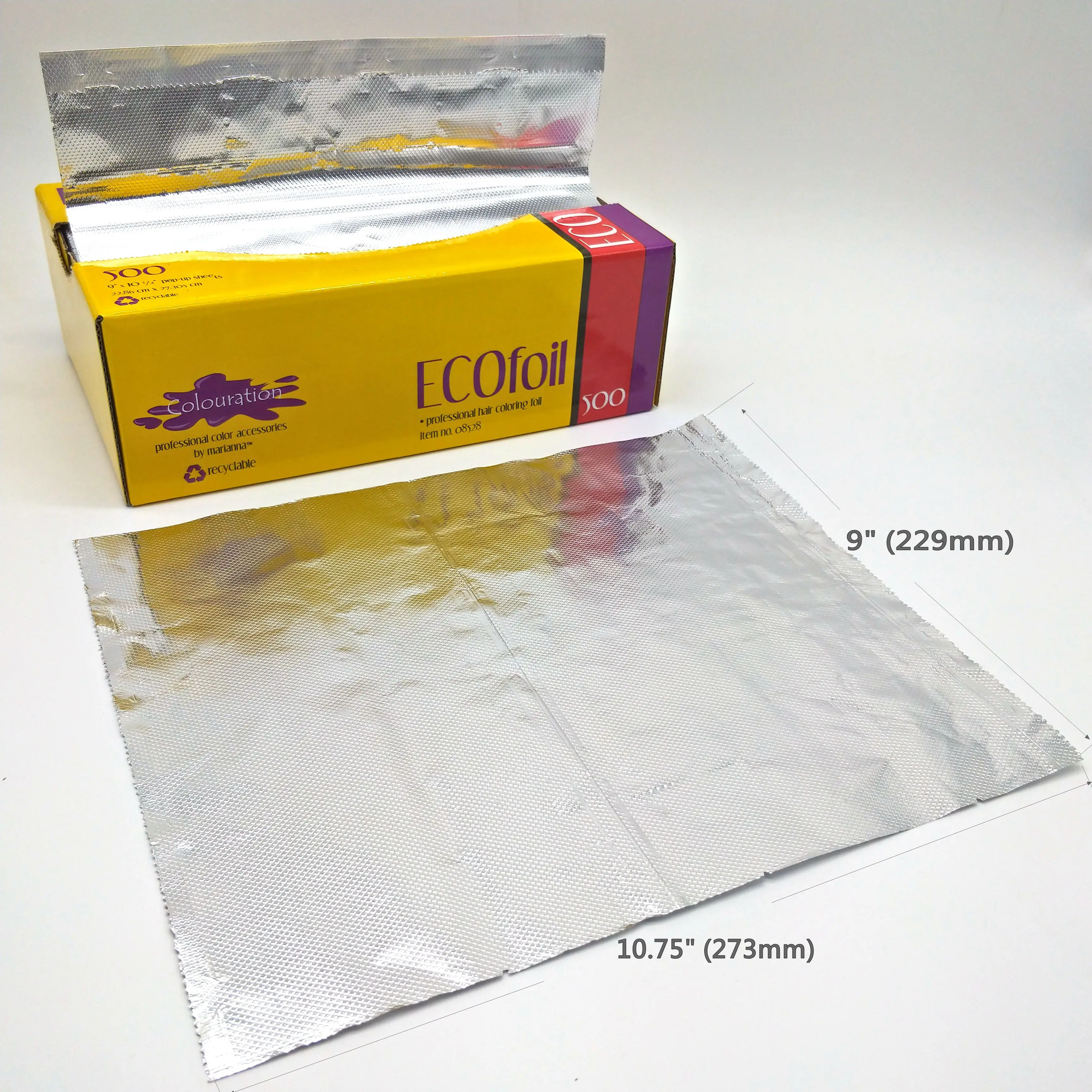 Выдвижная алюминиевая фольга, предварительно нарезанные листы для обертывания еды, кухонные принадлежности, Размер 9x10 дюймов