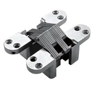 3D Adjustable Heavy duty Cross Hinge  Zinc Alloy Door Hinges for Timber Door Invisible Hidden Concealed Hinge