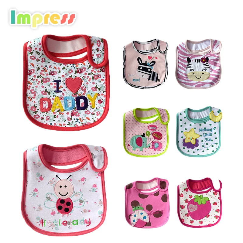 
Wholesale baby bibs cotton bandana bib 