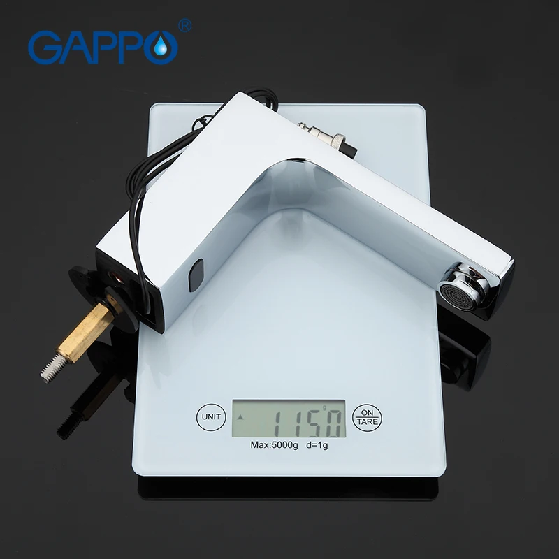 GAPPO 1set High Quality touchless Sensor Faucet mixer for bathroom Sink water saving Automatic infrared Inductive Tap mixer G519