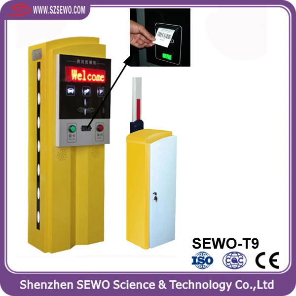 SEWO Barcode Ticket Dispenser Machine for Central Payment Smart Car Parking Management System