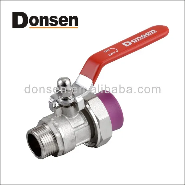 2020 high-end ppr purple high quality PPR Heavy stop valves  Donsen brand