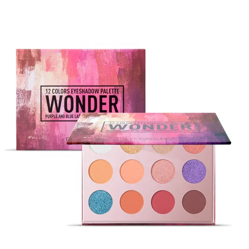 
Focallure Wholesale Eyeshadow Pigment 12 Colors Top Quality Make UP Eye Shadow Palette Freeshipping 