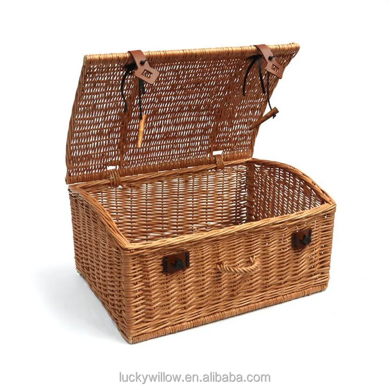 linyi willow mini Wicker wholesale foldable Picnic Baskets