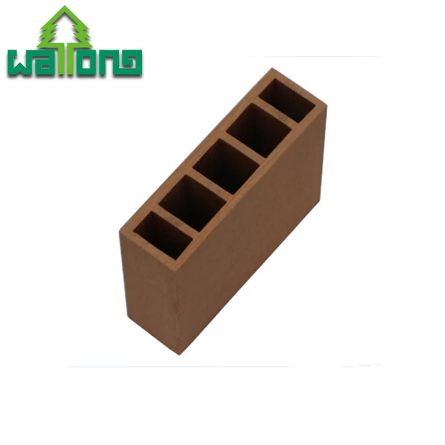 
outdoor WPC fence wooden column 