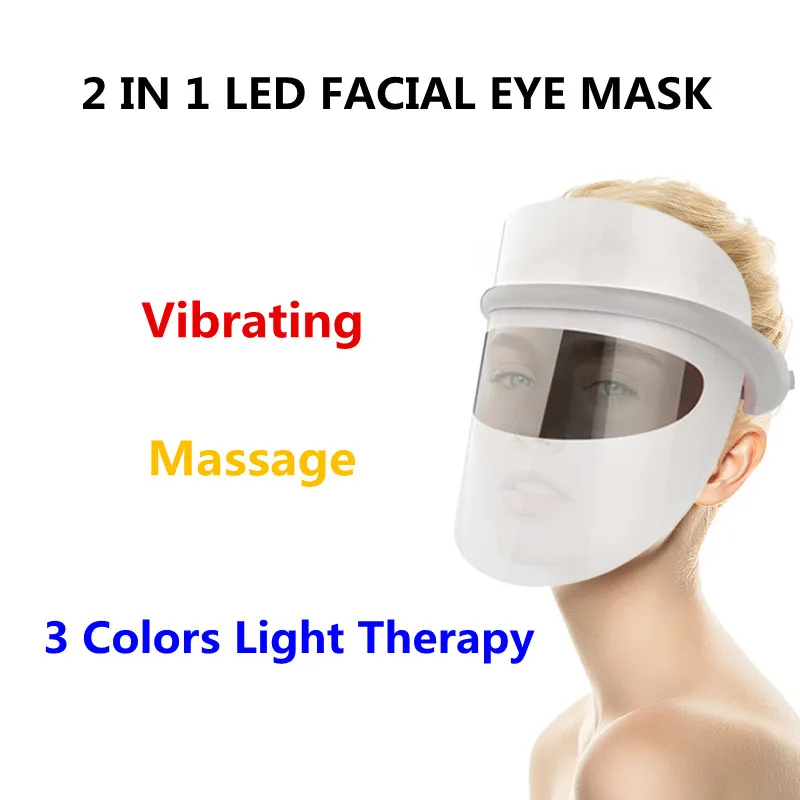 
New Arrivals 3 Colors LED Light Therapy Facial Mask 
