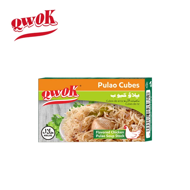 QWOK HALAL мягкий кубик курицы ПРИПРАВА КУБИК