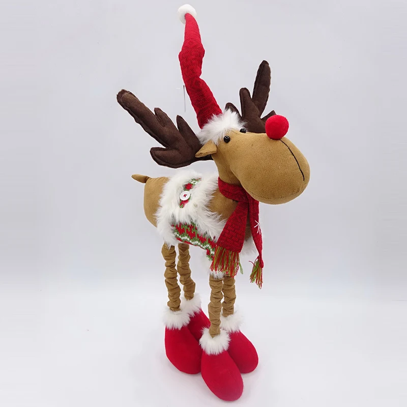 56cm extendable reindeer with 4 leg style home christmas decorations