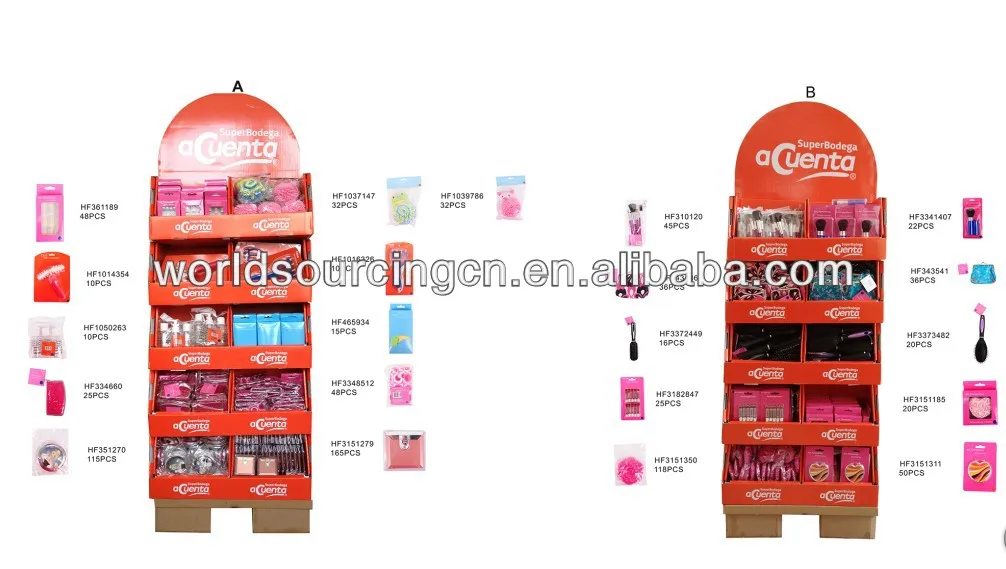 cosmetic goods promotional pallet