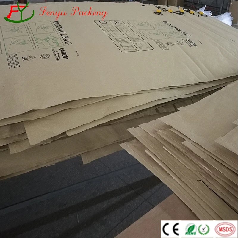 Container use cargo Inflatable Air cargo dunnage bags Safety anti-collision air bag Compression air bag