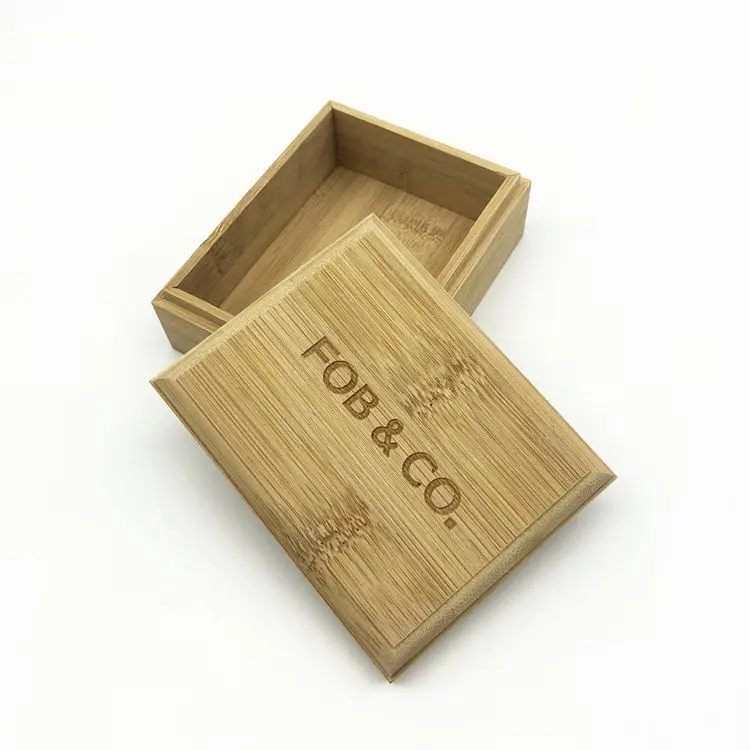 Storage Gift Jewelry Watch Bamboo Material Small Crate Wooden Box