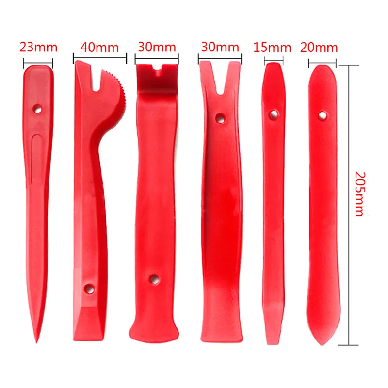 13pcs Pry Disassembly Tool Interior Door Clip Panel Trim Dashboard Removal Tool Auto Car Opening Repair Tool