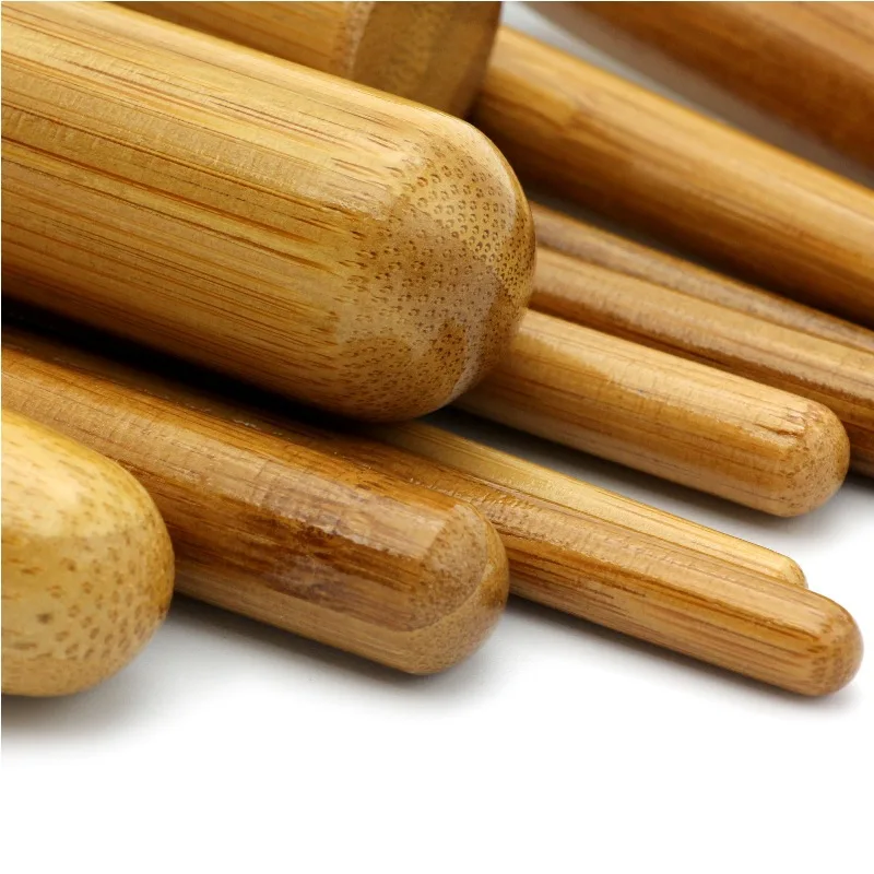 
Best Synthetic Smudge brushes Flat Brushes High quality bamboo makeup brush set 11pcs 