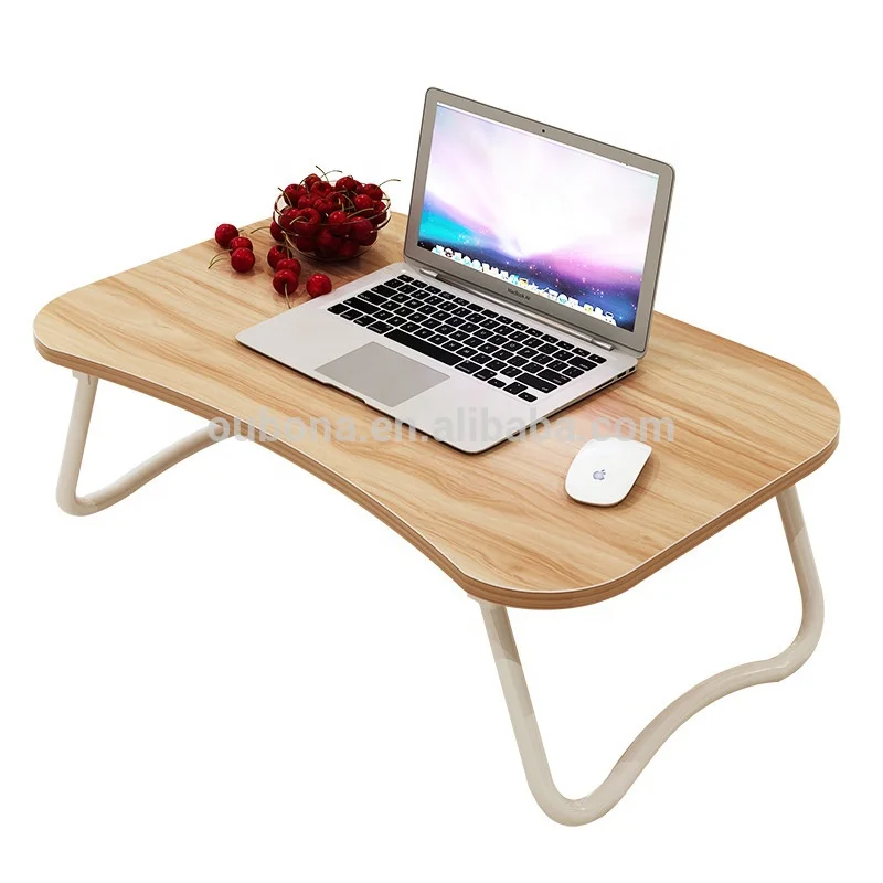 folding bed table Portable Notebook Stand Table for Bed and Couch Breakfast Ser computer desk W legs Laptop Desk