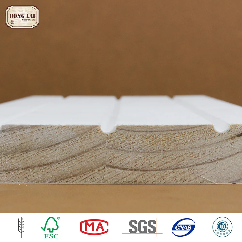 Waterproof Radiate Pine Chile Pine white gesso primed finger Joint wood door jamb