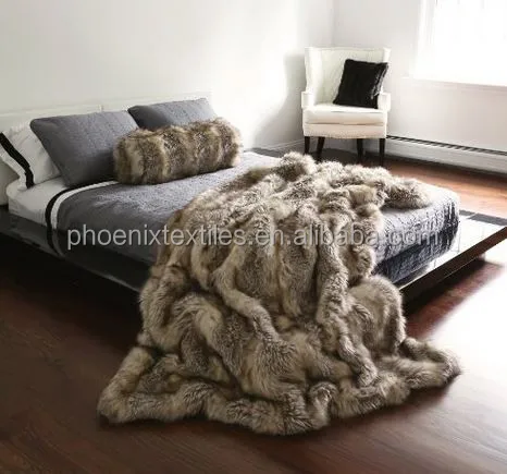 alibaba china wholesale minky faux fur throw blanket