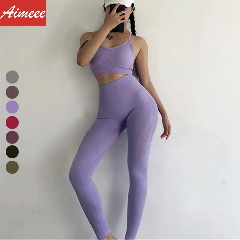 
Gym Fitness Clothing Shape-Enhancing Seamless Yoga Set 