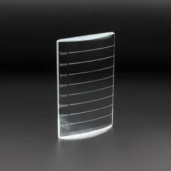 Buy chinese products online Eyelash Extension scale pallet U shape Crystal glass glue holder