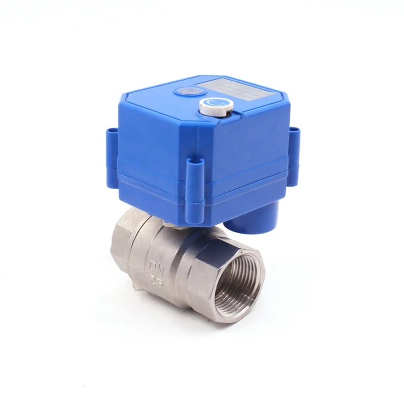 stainless steel 304 motorized valve manufacturer electric water valve mini electric actuator water control ball valve