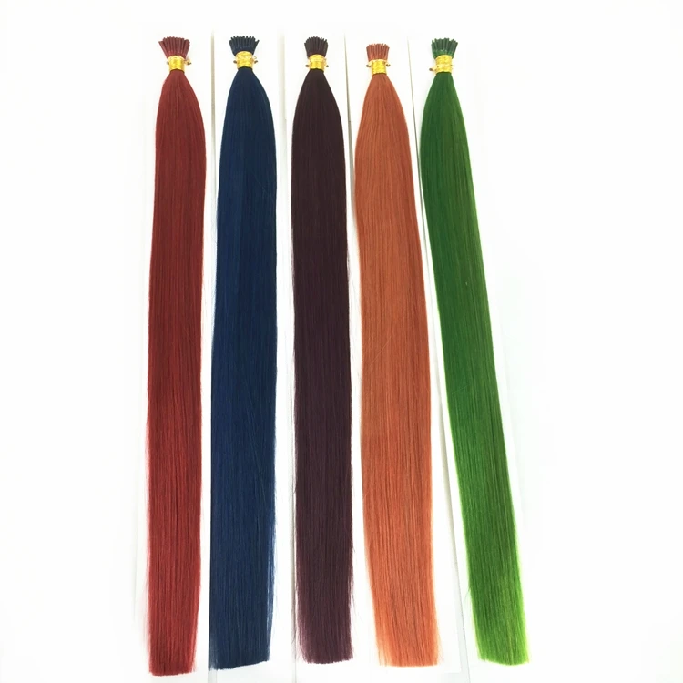 XUCHANG HARMONY 50grams 20inch 1g/piece machine-made remy quality stick i tip human hair extension