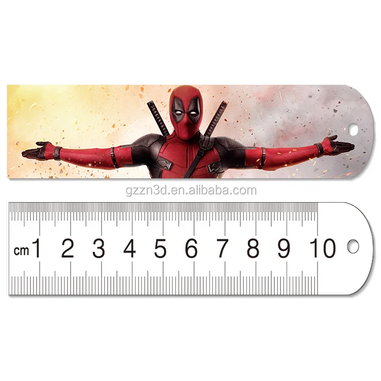 OEM PET Plastic Rulers Printed , 3D Custom Lenticular Printing Measuring Straight Ruler