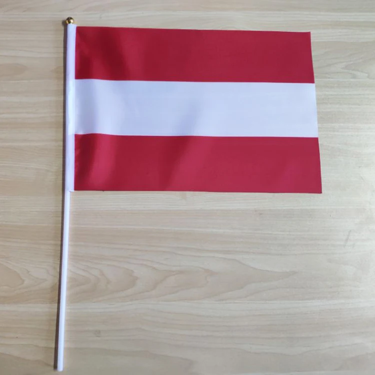 
Wholesale Custom Cheap Price 30x45cm Austria Hand Held Flag 